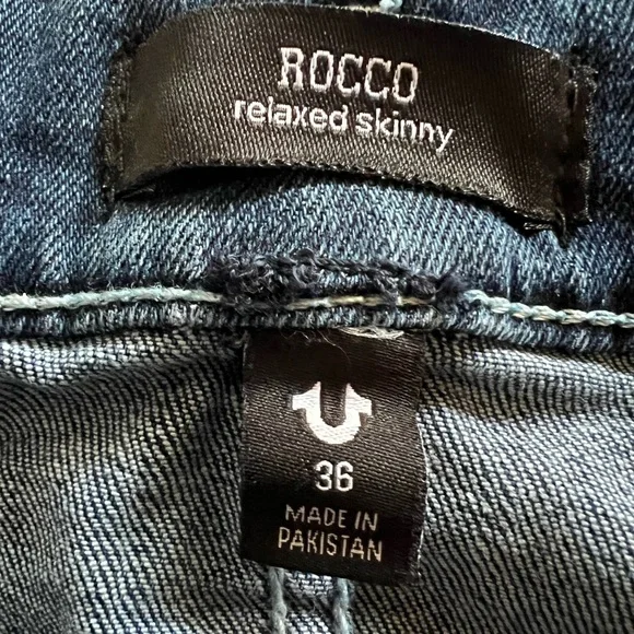 True Religion 36 Rocco Relaxed Skinny Jeans - Picture 16 of 16